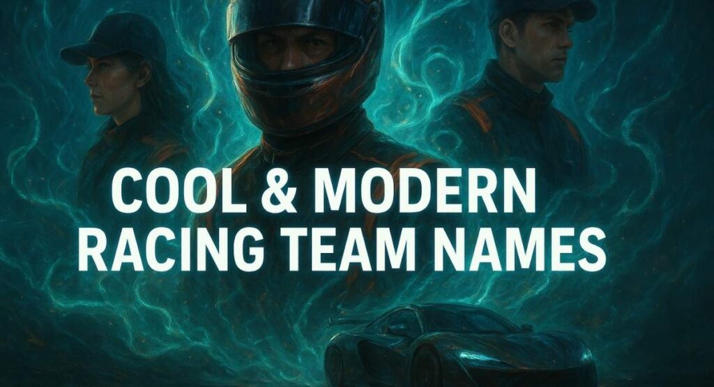 Cool & Modern Racing Team Names