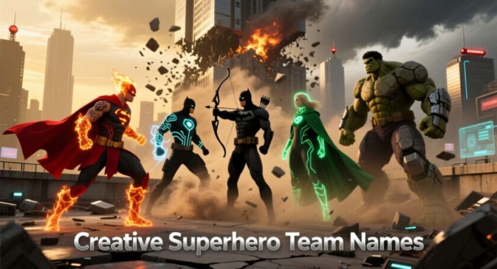 Creative Superhero Team Names