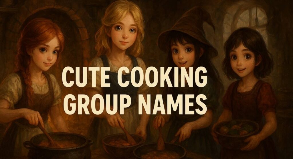 Cute Cooking Group Names
