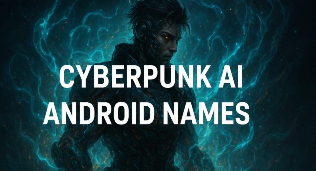 Cyberpunk AI And Android Names