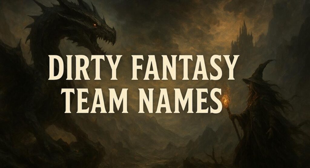 Dirty Fantasy Team Names