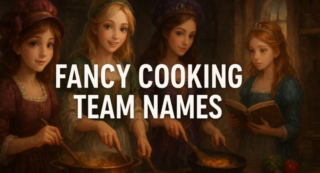Fancy Cooking Team Names