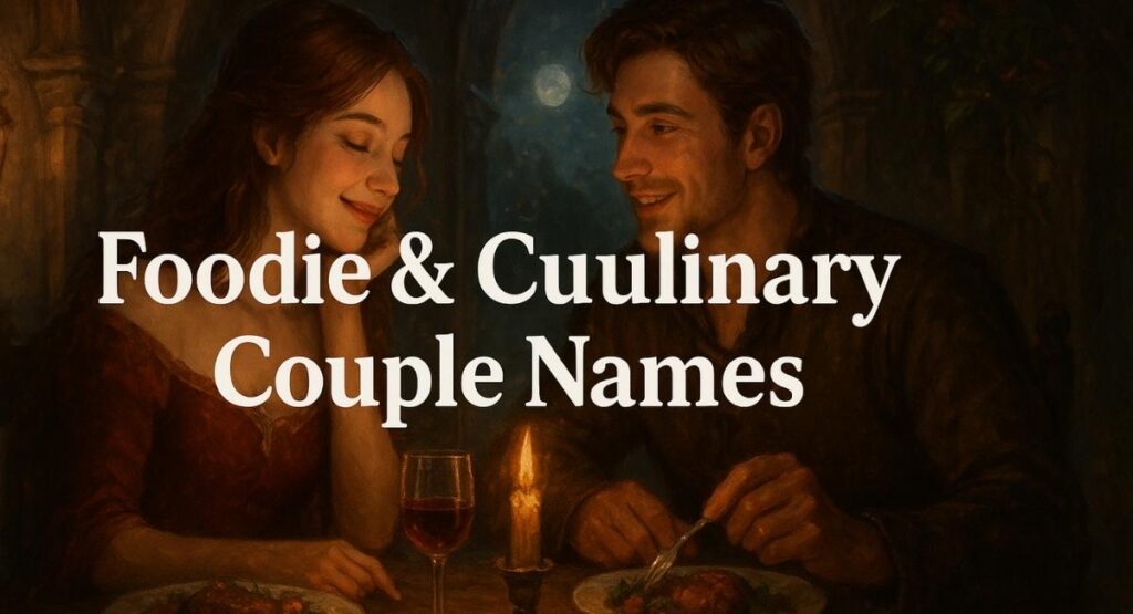 Foodie & Culinary Couple Names