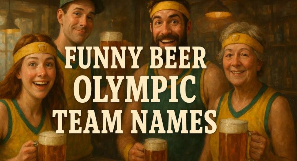 Funny Beer Olympic Team Names