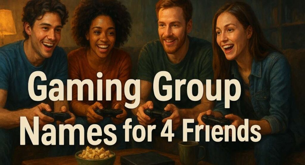Gaming Group Names for 4 Friends