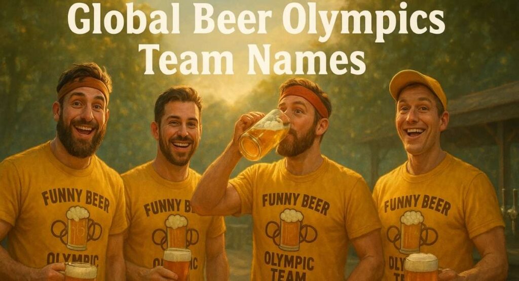 Global Beer Olympics Team Names