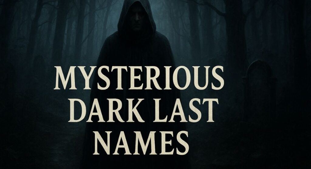 Mysterious Dark Last Names