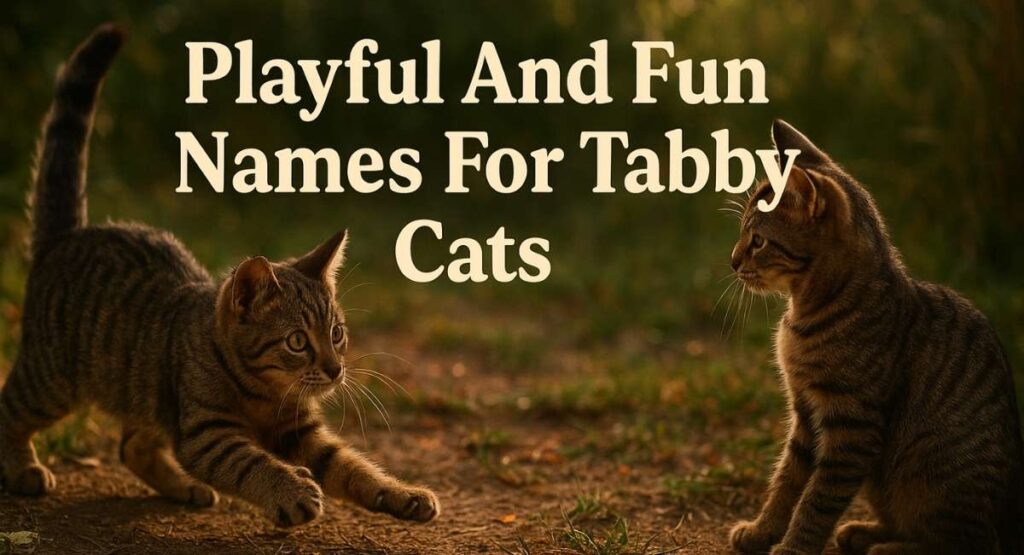 Playful And Fun Names For Tabby Cats