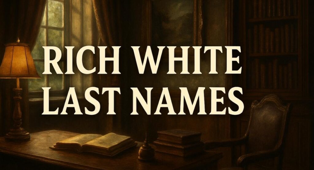 Rich White Last Names