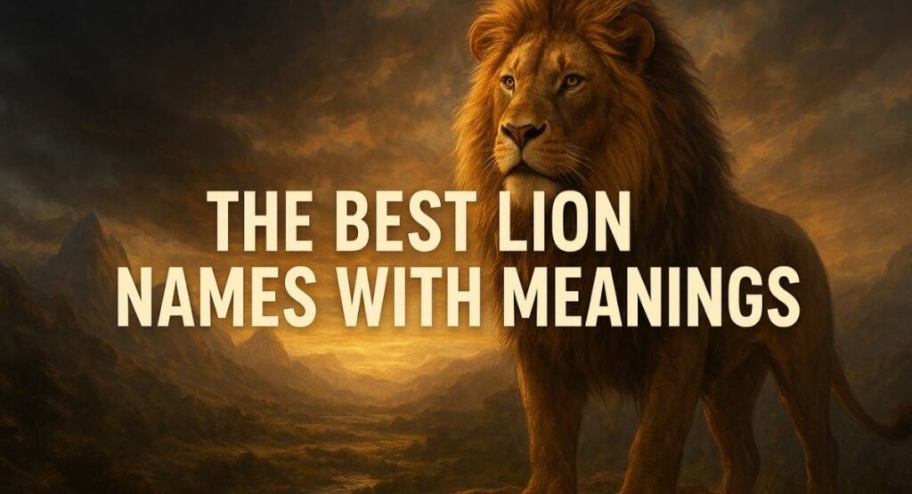 The Best Lion Names With Meanings