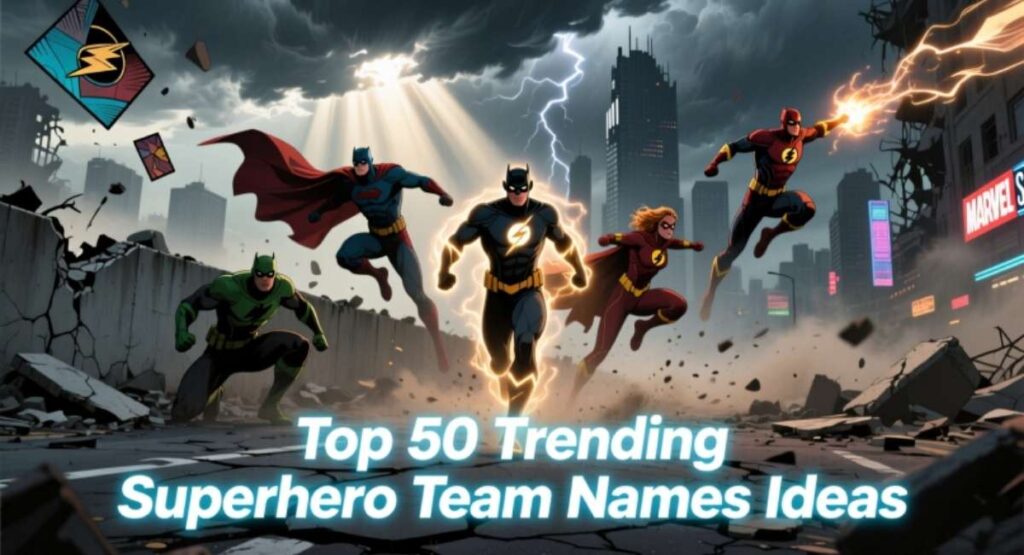 Top 50 Trending Superhero Team Names Ideas