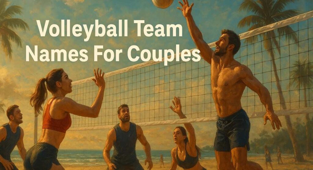 Volleyball Team Names For Couples