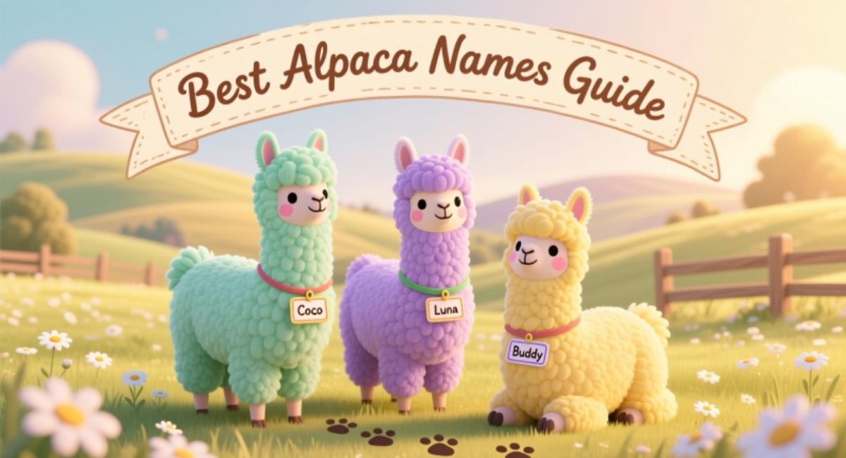 Best Alpaca Names Guide: Cute, Funny, Unique Ideas for Every Alpaca