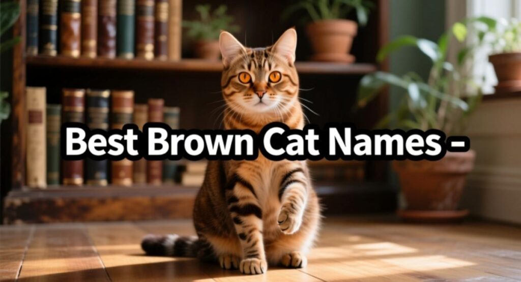 Best Brown Cat Names