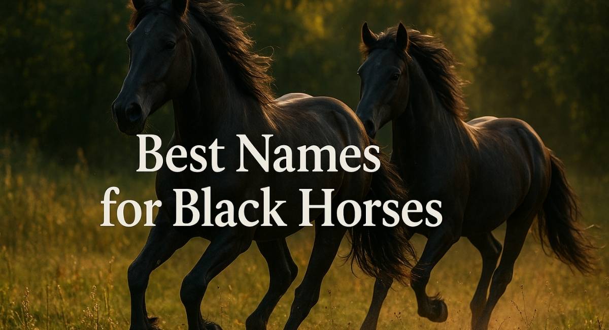 Best Names for Black Horses That Stand Out with Style and Bold Meaning
