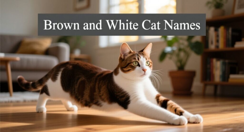 Brown and White Cat Names