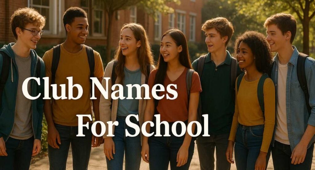 Club Names For School