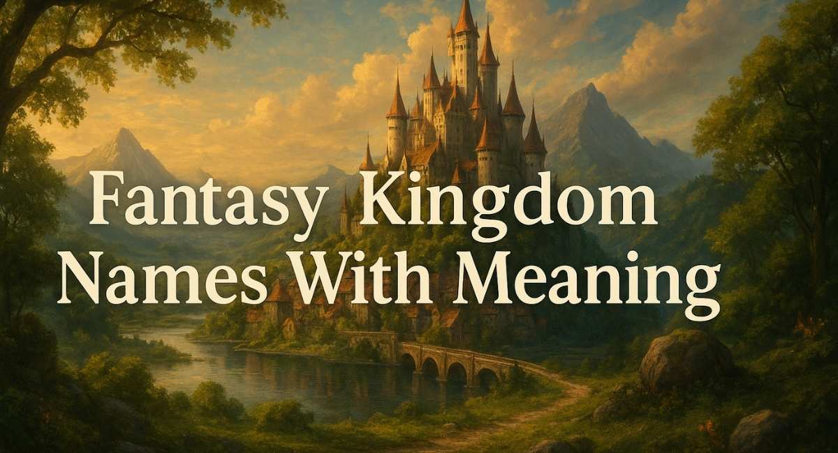 Fantasy Kingdom Names With Meaning: Unique Names for Magical Worlds