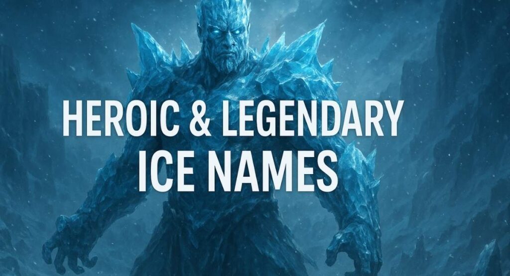 Heroic & Legendary Ice Names
