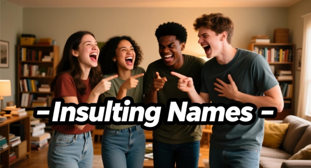 Insulting Names: Funny, Sarcastic & Creative Nicknames for Fun & Teasing