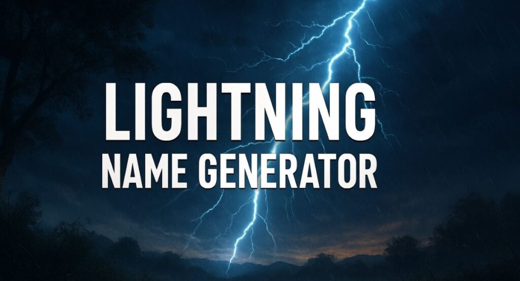Lightning Name Generator