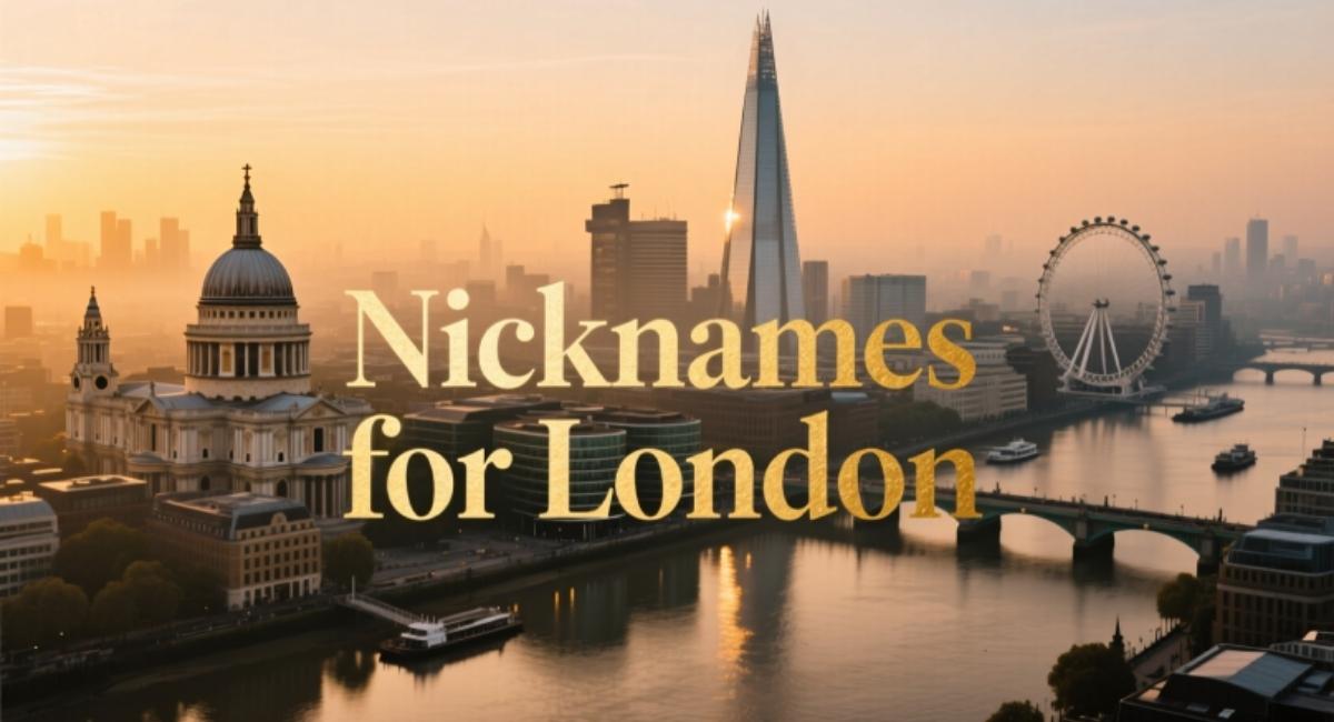Nicknames for London: Cute, Funny, Classic, and Unique City Names