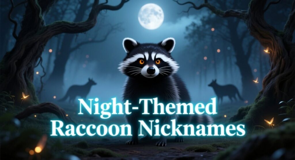 Night-Themed Raccoon Nicknames