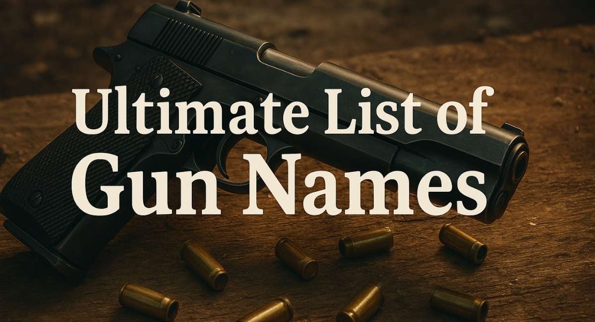Ultimate List of Gun Names: Unique, Classic, Fantasy & Tactical Gun Names