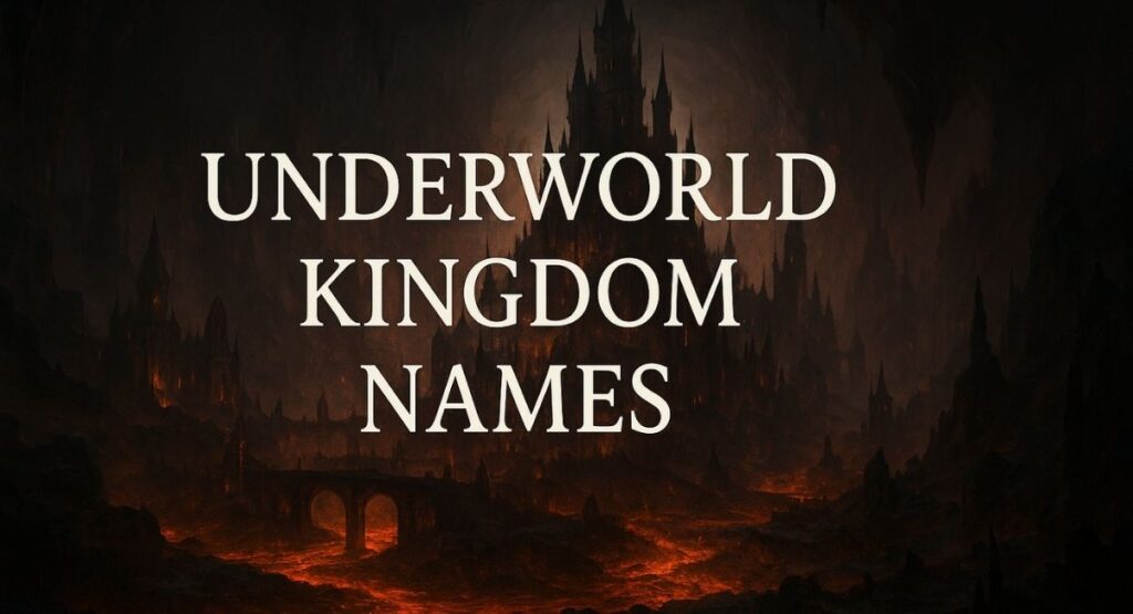 Underworld Kingdom Names