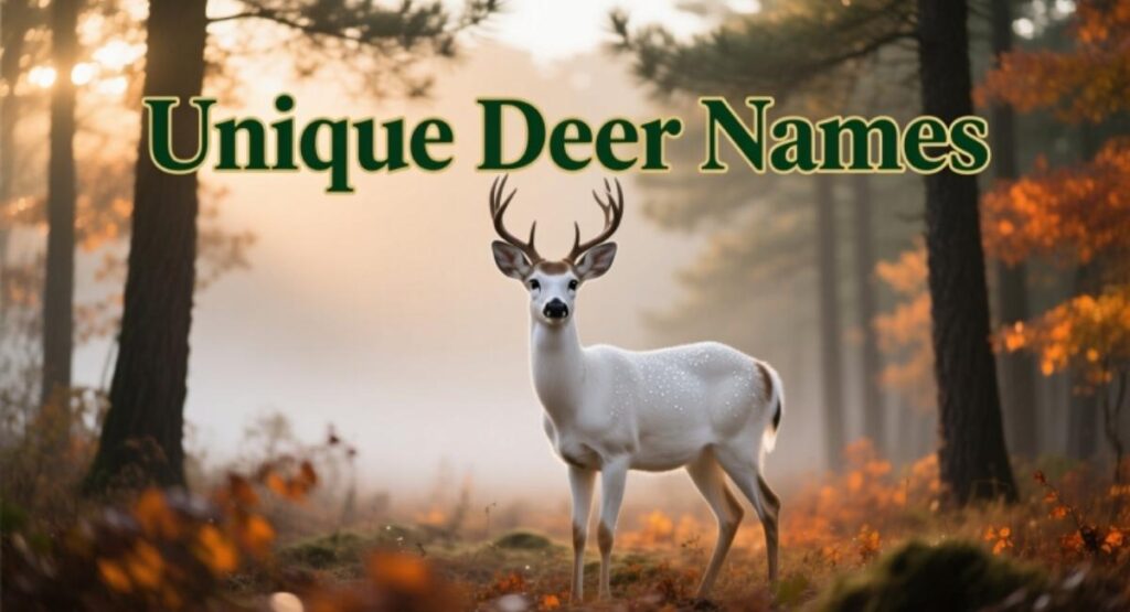 Unique Deer Names